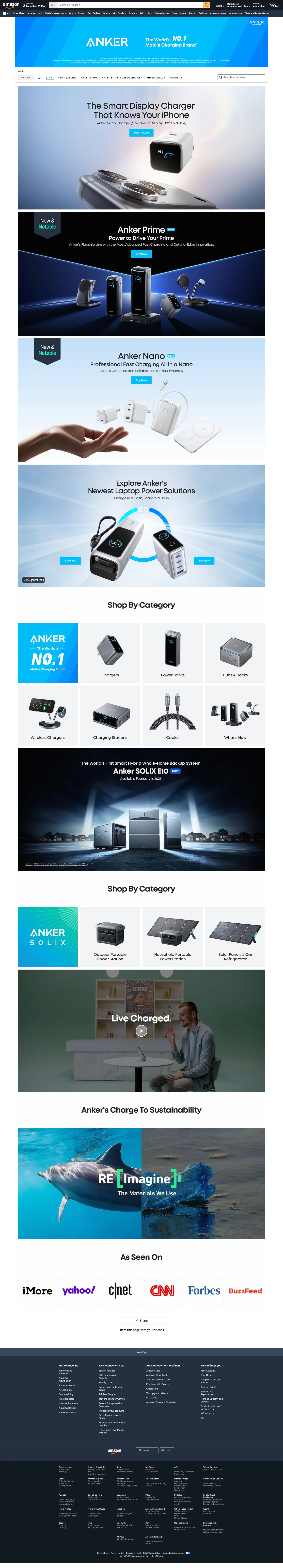 Anker Private Label storefront