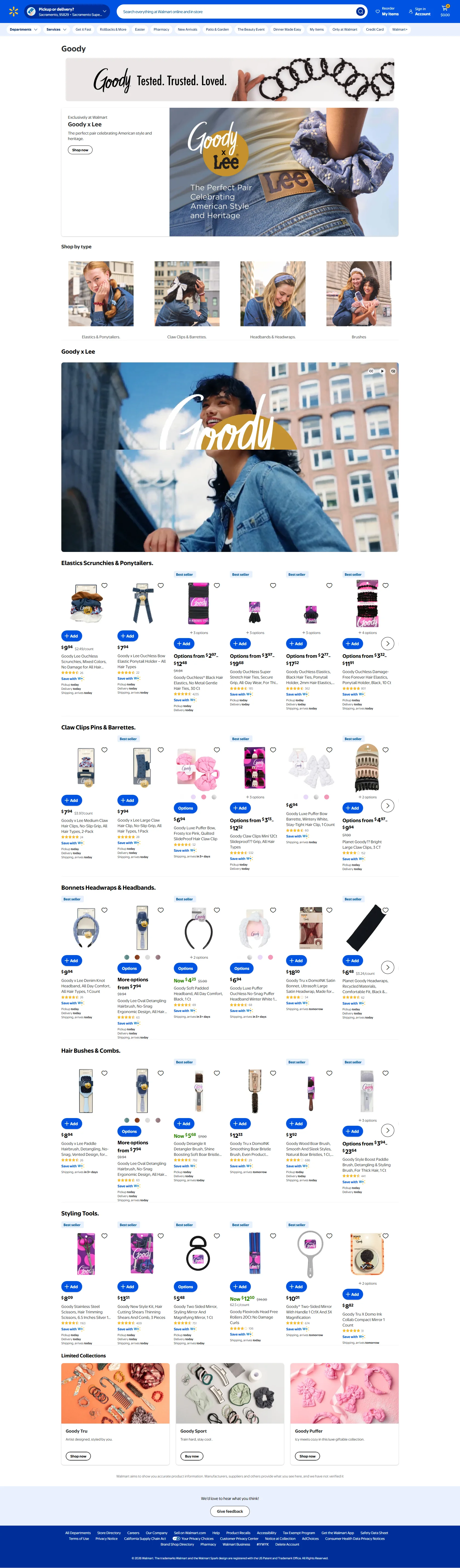 Goody Walmart storefront